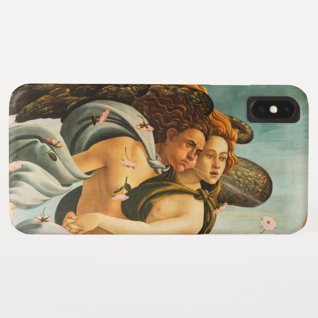 Sandro Botticelli Geburt von Venus Zephyrus, Chlor Case-Mate iPhone Hülle (Rückseite (Horizontal))