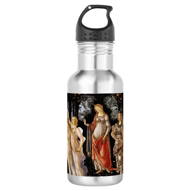 Sandro Botticelli - La Primavera Edelstahlflasche (Vorderseite)