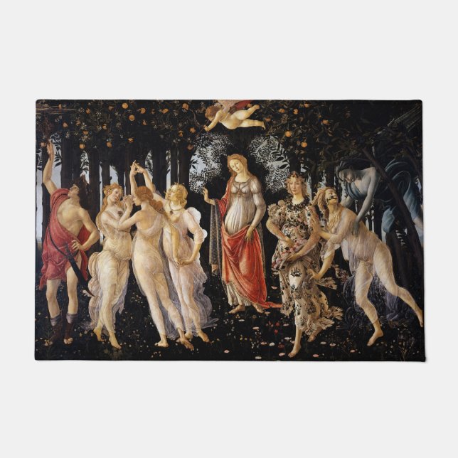Sandro Botticelli - La Primavera Fußmatte (Vorderseite)