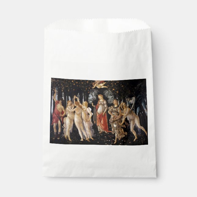 Sandro Botticelli - La Primavera Geschenktütchen (Vorderseite)