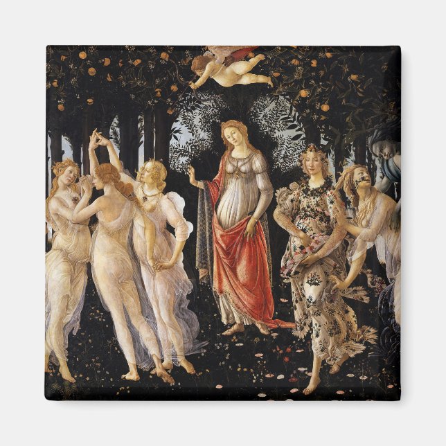 Sandro Botticelli - La Primavera Magnet (Vorne)