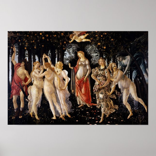 Sandro Botticelli - La Primavera Poster (Vorne)