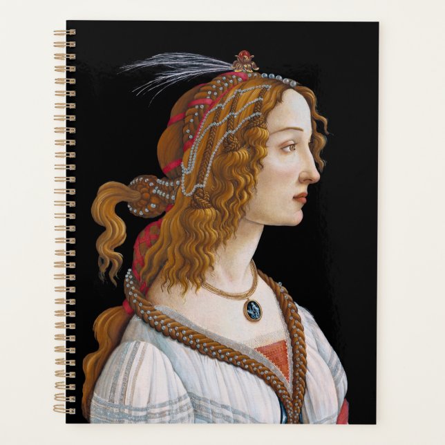 Sandro Botticelli - Portrait von Simonetta Vespucc Planer (Vorderseite)