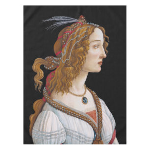 Sandro Botticelli - Portrait von Simonetta Vespucc Tischdecke