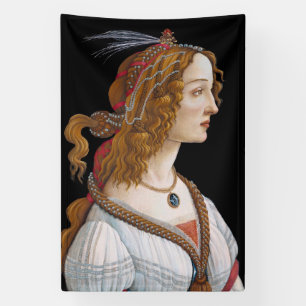 Sandro Botticelli - Porträt von Simonetta Vespucci Banner