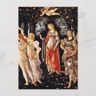 Sandro Botticelli - Primavera, Frühjahr Einladung