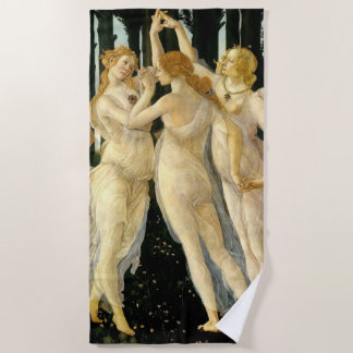 Sandro Botticelli "Primavera - Three Graces" Strandtuch