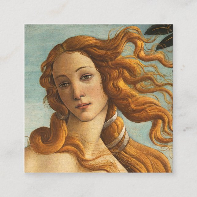Sandro Botticelli Quadratische Visitenkarte (Vorderseite)