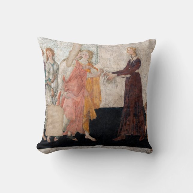 Sandro Botticelli - Venus und die drei Grafen Kissen (Vorderseite)
