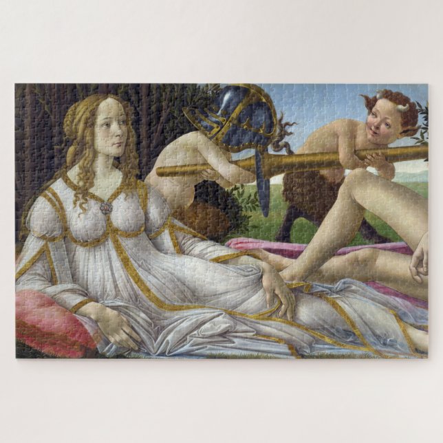 Sandro Botticelli - Venus und Mars, links (Horizontal)
