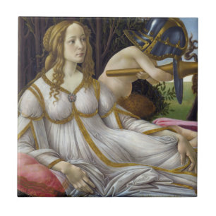 Sandro Botticelli - Venus und Mars, links Fliese