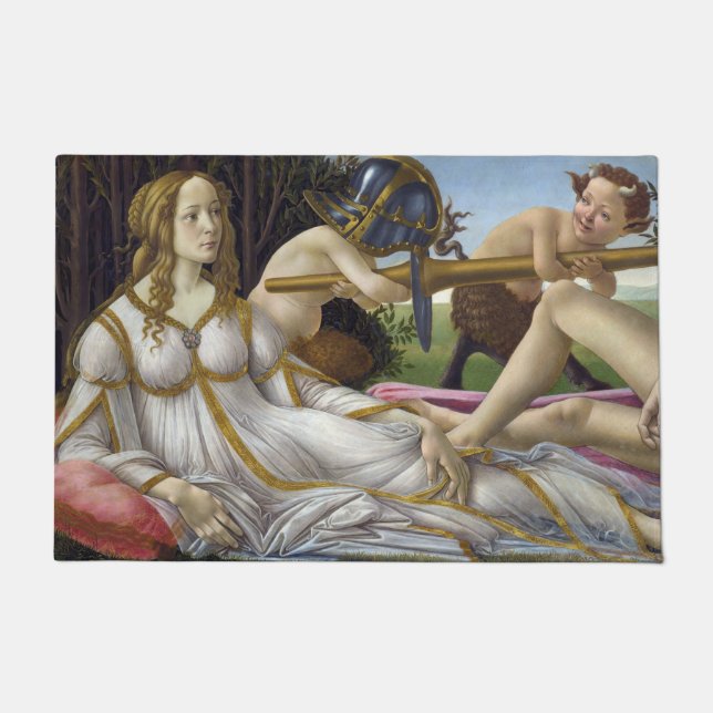Sandro Botticelli - Venus und Mars, links Fußmatte (Vorderseite)