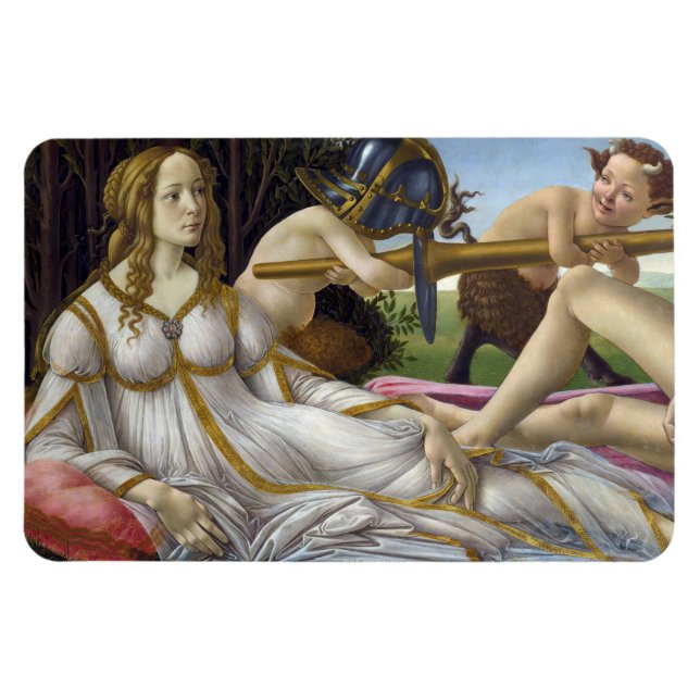 Sandro Botticelli - Venus und Mars, links Magnet (Horizontal)