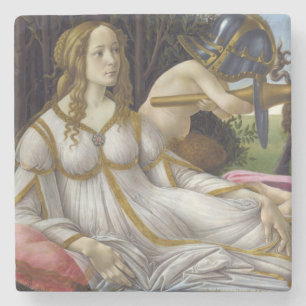 Sandro Botticelli - Venus und Mars, links Steinuntersetzer