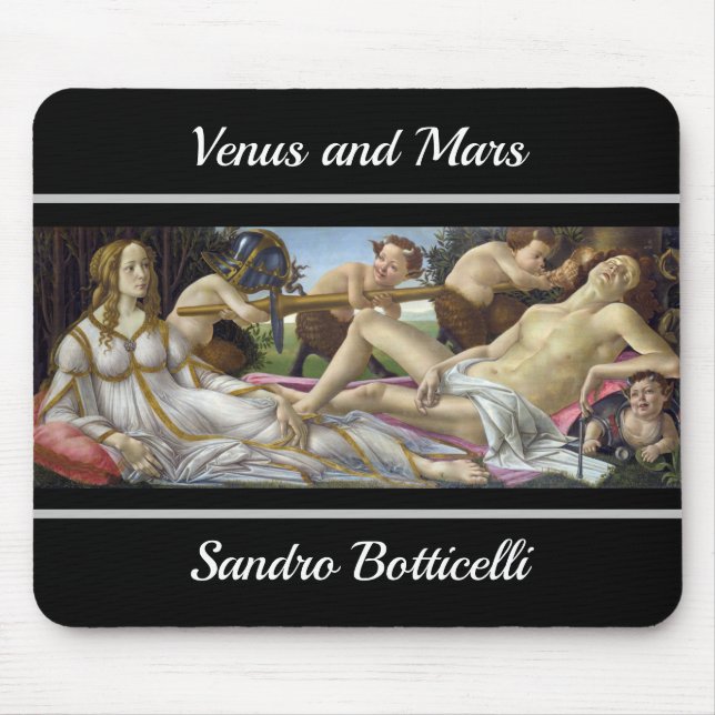 Sandro Botticelli - Venus und Mars Mousepad (Vorne)