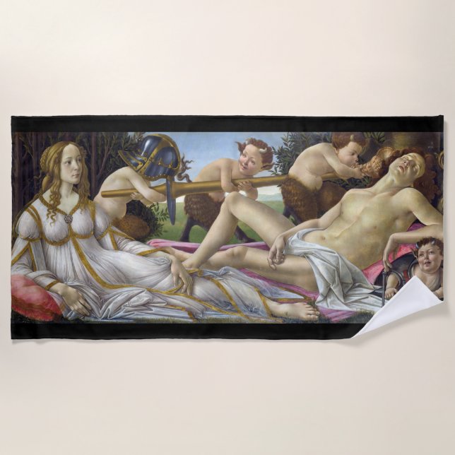 Sandro Botticelli - Venus und Mars Strandtuch (Vorderseite)