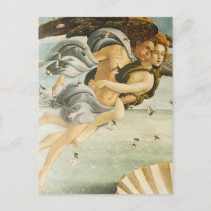 Sandro Botticelli - Zephyr, Westwind, Fine Art Postkarte