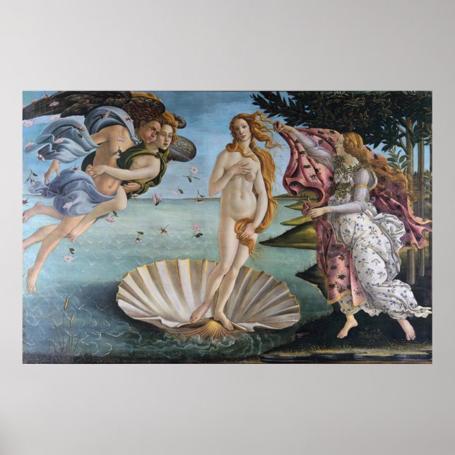 Sandro Botticelli zur Geburt von Venus Poster (Vorne)