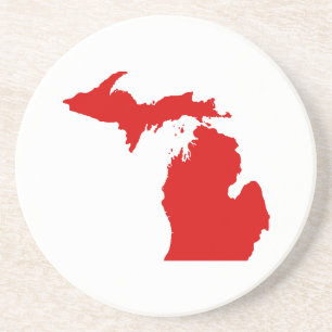 Sandstein-Achterbahn des Bundesstaates Michigan Untersetzer