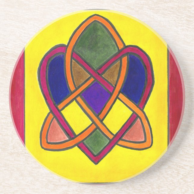 Sandstein-Bierdeckel Getränkeuntersetzer (Vorne)