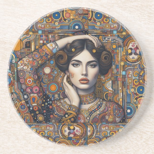 Sandstein "Celestial Caress" Getränkeuntersetzer (Vorne)
