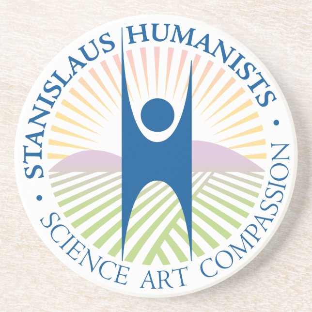 Sandstein-Getränk-Untersetzer Untersetzer (Vorne)