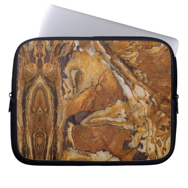 Sandsteinprofil Laptopschutzhülle (Vorderseite)