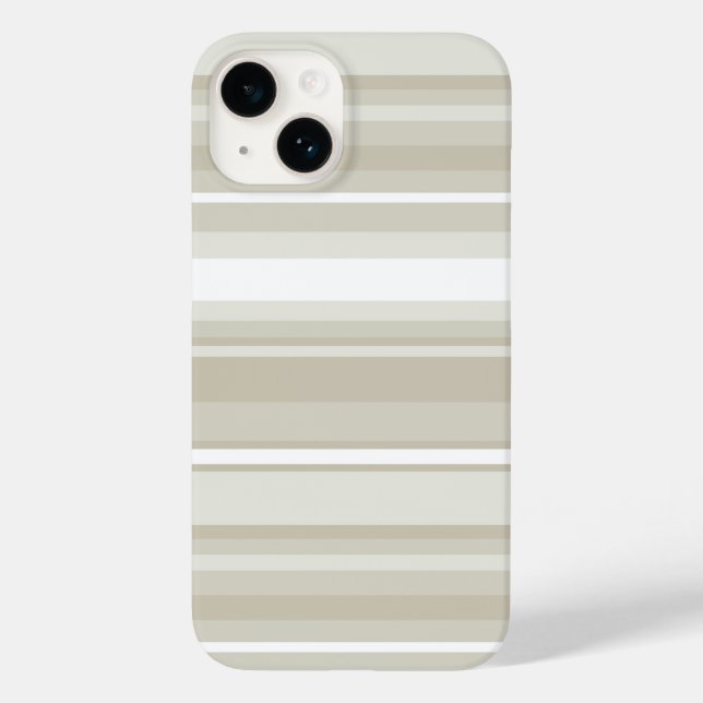 Sandsteinstreifen Case-Mate iPhone 14 Hülle (Rückseite)