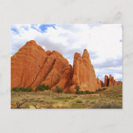 Sandstone Finnen, Arches National Park, Utah, Postkarte