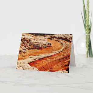 Sandstone Highway, Blank Grußkarte Karte