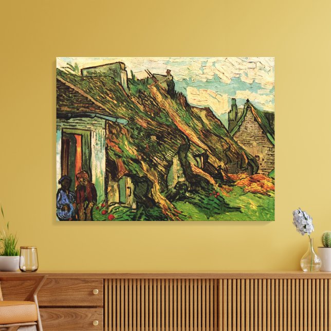 Sandstone-Hütten von Vincent van Gogh Leinwanddruck (Insitu (Wohnzimmer))