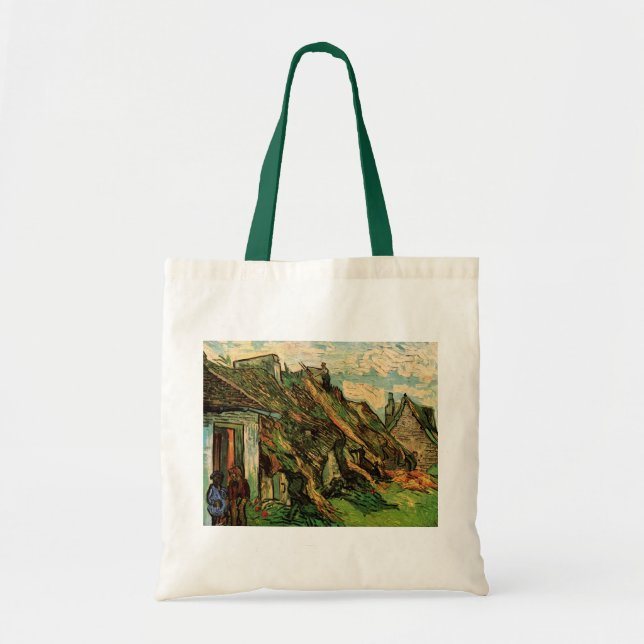 Sandstone-Hütten von Vincent van Gogh Tragetasche (Vorne)