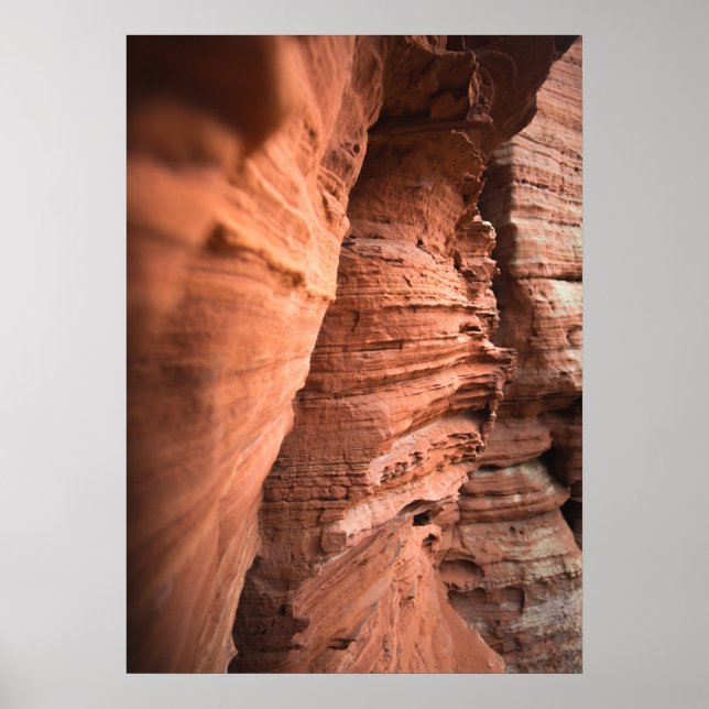 Sandstone Nature Foto Poster (Vorne)