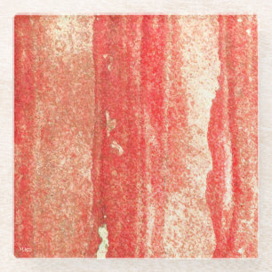 Sandstone Red Glass Untersetzer