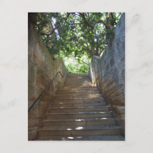 Sandstone Steps Postkarte