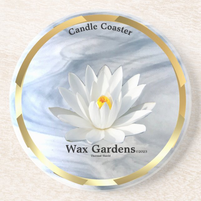 Sandstone Thermal Shield Candle Untersetzer (Vorne)