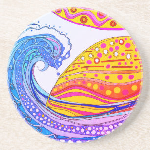 Sandstone Untersetzer "OCEAN SUNRISE"