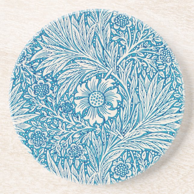SANDSTONE UNTERSETZER: WILLIAM MORRIS "MARIGOLD" GETRÄNKEUNTERSETZER (Vorne)