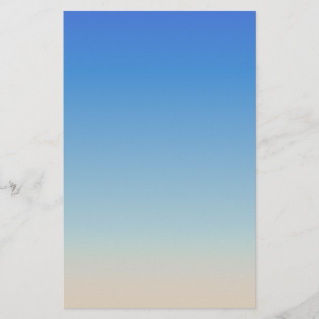 Sandstrand Aquarell Briefpapier (Vorderseite)