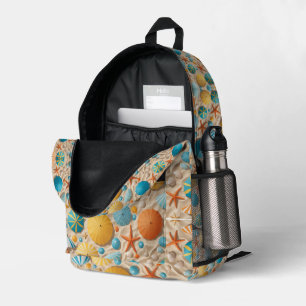 Sandstrand Bedruckter Rucksack