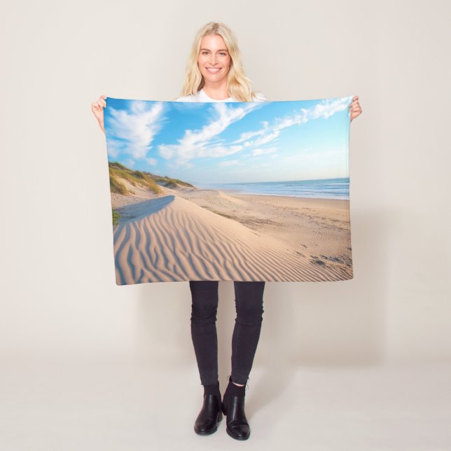Sandstrand Fleecedecke (Beispiel)