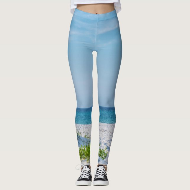 Sandstrand Florida Küste Leggings (Vorderseite)