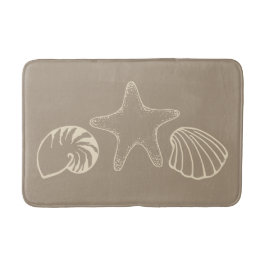 Sandstrand Muscheln Bademantel Rug Badematte