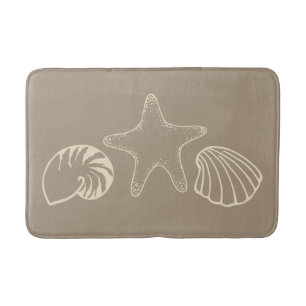 Sandstrand Muscheln Bademantel Rug Badematte