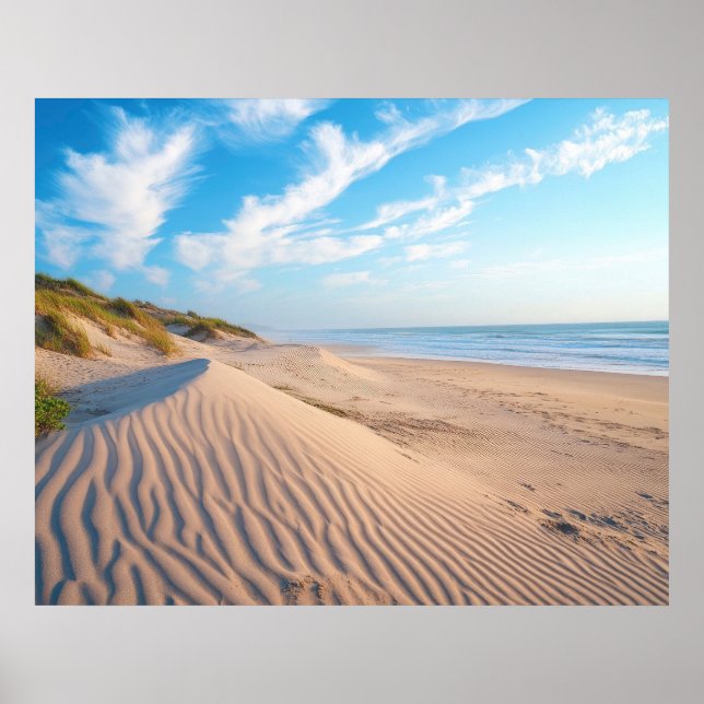 Sandstrand Poster (Vorne)