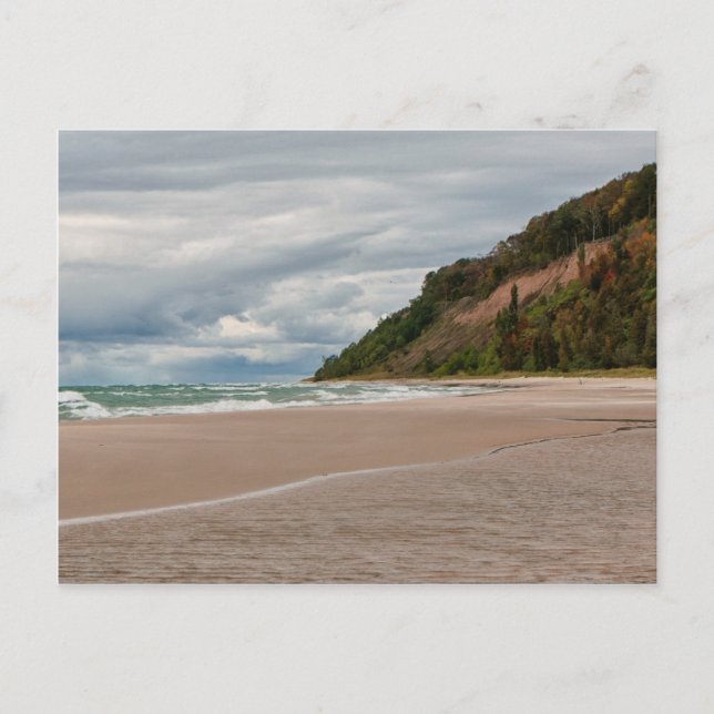 Sandstrand Postkarte (Vorderseite)