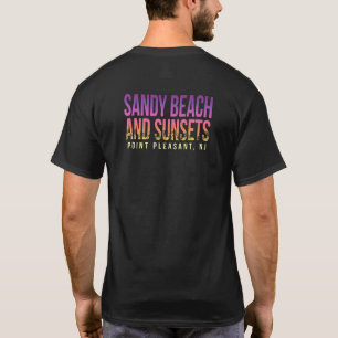 Sandstrand und Sonnenuntergänge Point Angenehmer S T-Shirt