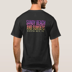 Sandstrand und Sonnenuntergänge Siesta Key Sommer T-Shirt