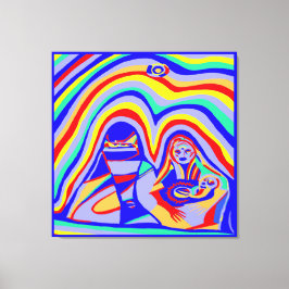 Sandsturm Leinwanddruck