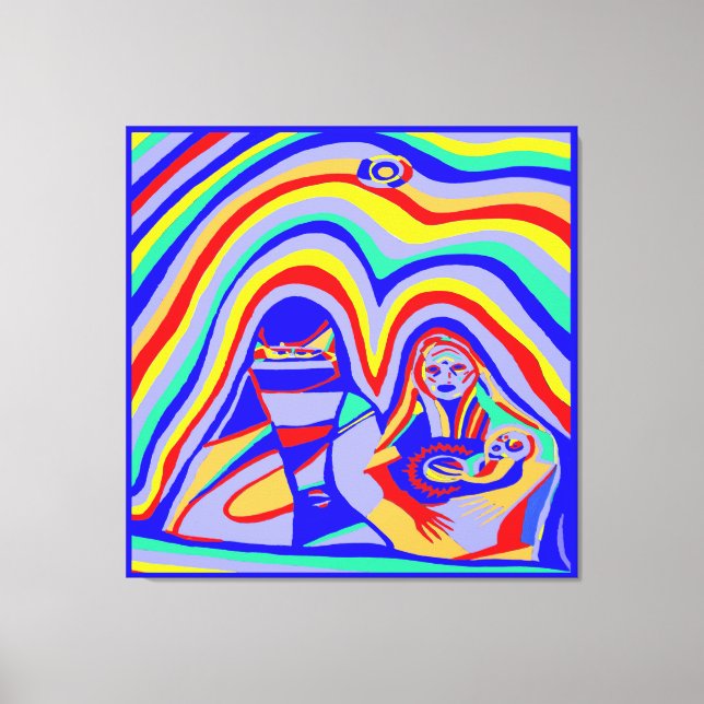 Sandsturm Leinwanddruck (Vorderseite)